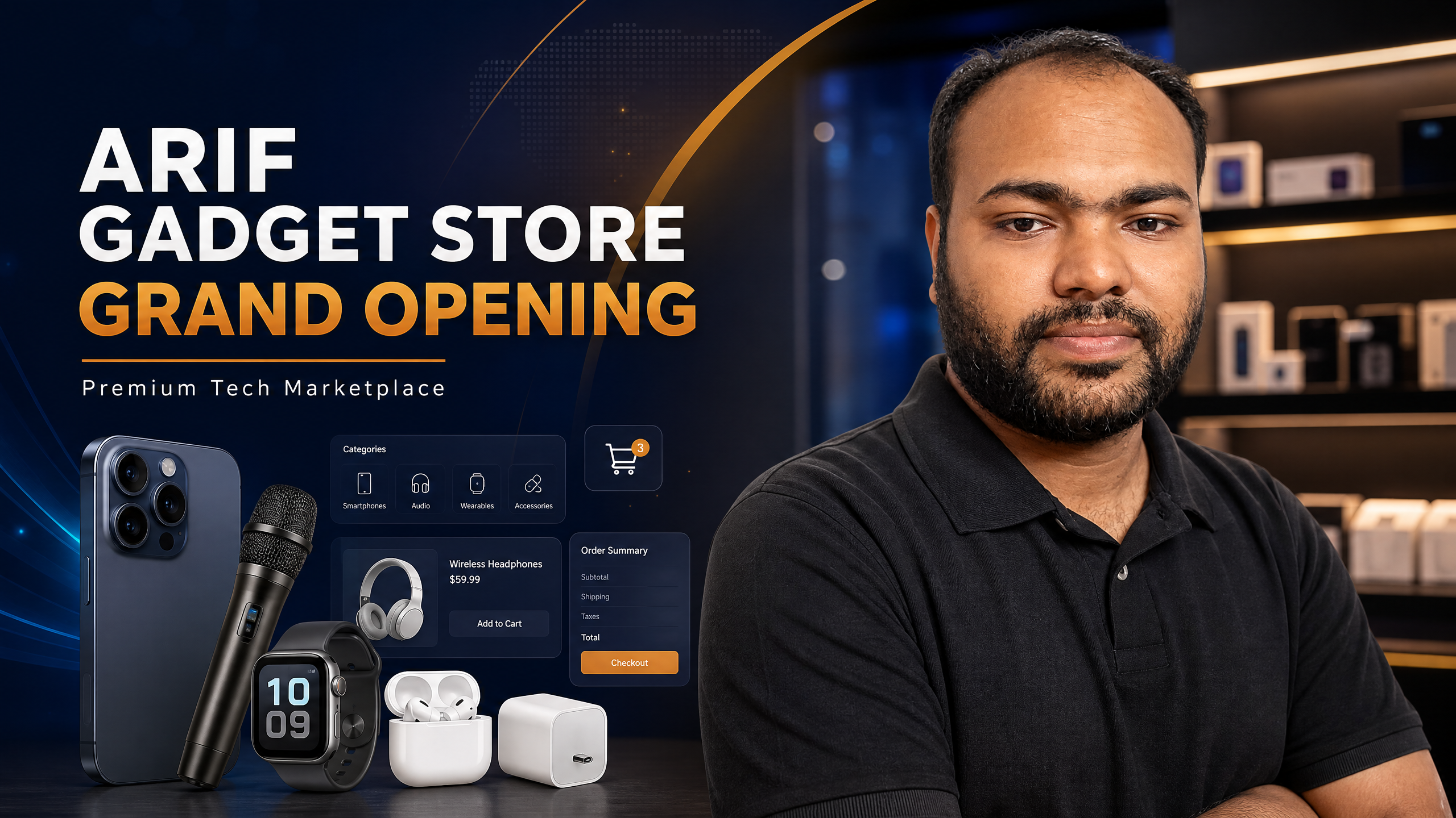 Arif Gadget Store grand-opening cover
