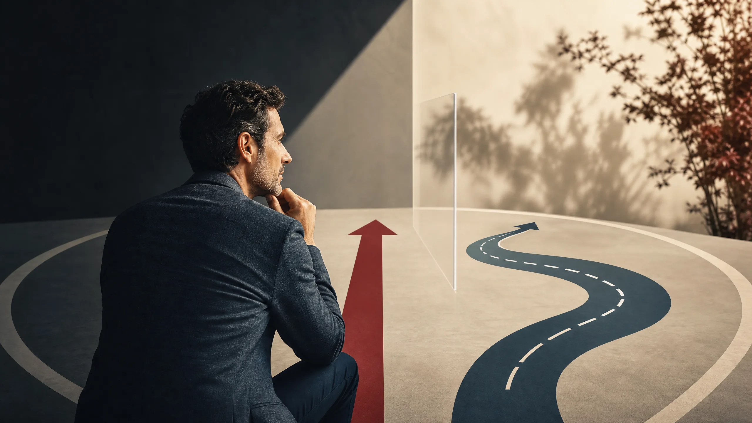 Reverse psychology represented through direct and indirect communication paths with an autonomy boundary